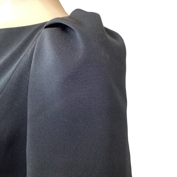 Robert Rodriguez Black‎ Dress Size 6 With Lace Back & Bow Details Short Sleeves - Picture 5 of 10